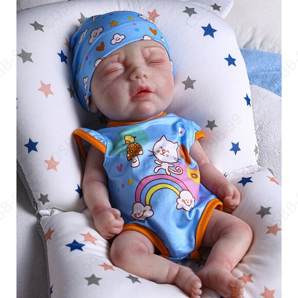 US Stock Dolls Clothes W/Hat for 14-16" Reborn Baby Dolls Boy Outfit for Gifts - Picture 5 of 6